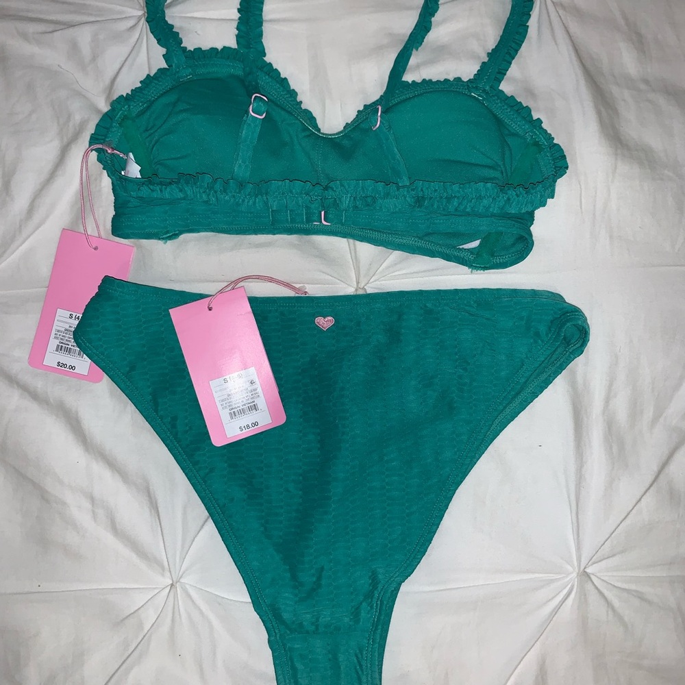 stoney clover lane x target - textured bikini, NWT, never worn